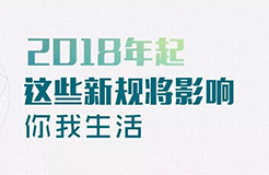 2018年起，這些新規(guī)將影響你我生活！