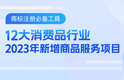 商標(biāo)注冊(cè)必備工具 | 2023年商品分類表已啟用，您所在行業(yè)的商品名稱有哪些變化