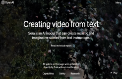 AI狂飆！OpenAI首次進軍AI視頻生成領(lǐng)域