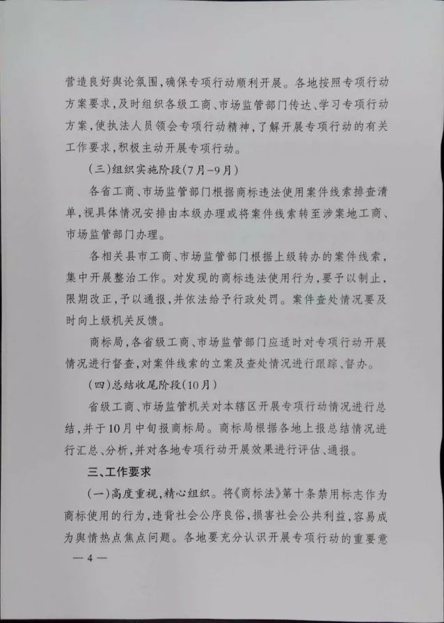 市場監(jiān)管總局：開展打擊使用未注冊商標違反商標法禁用條款行為！