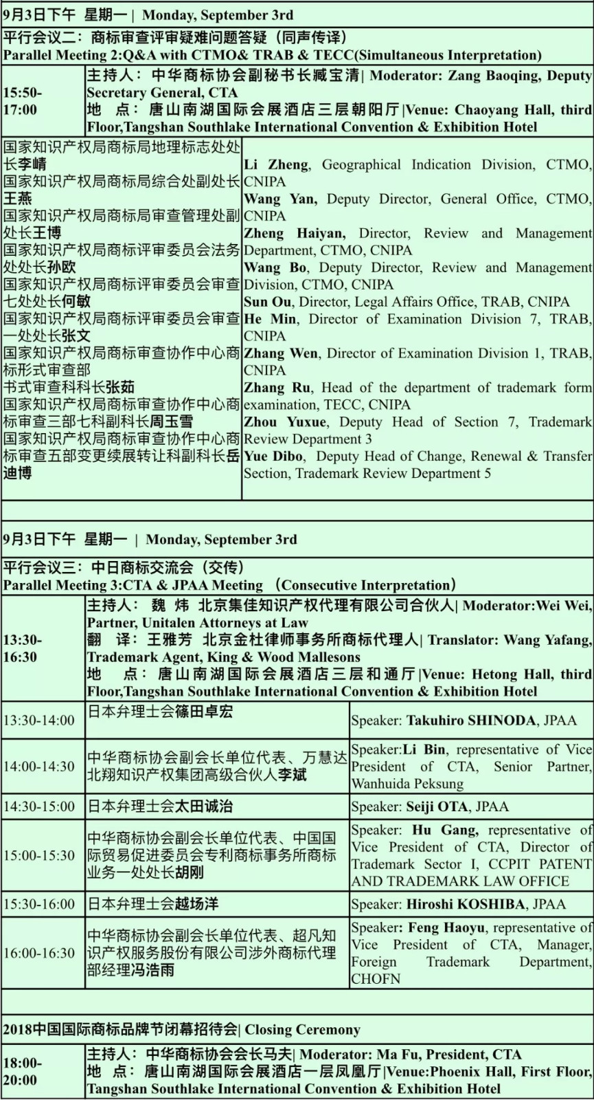 2018中國(guó)國(guó)際商標(biāo)品牌節(jié)（議程全文）