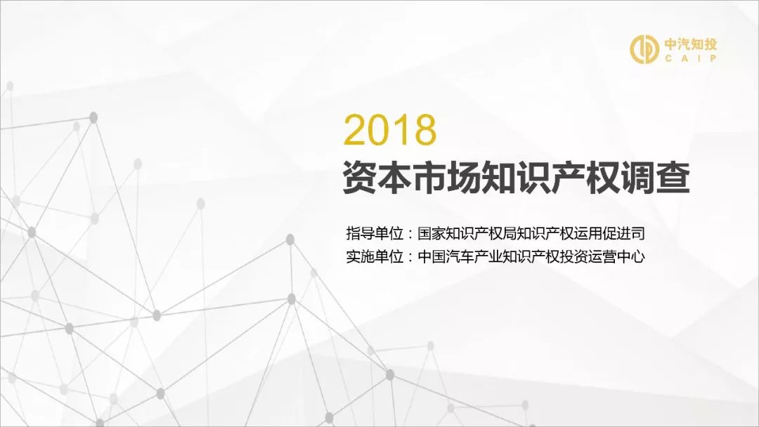 2018資本市場(chǎng)知識(shí)產(chǎn)權(quán)調(diào)查報(bào)告（PPT全文）