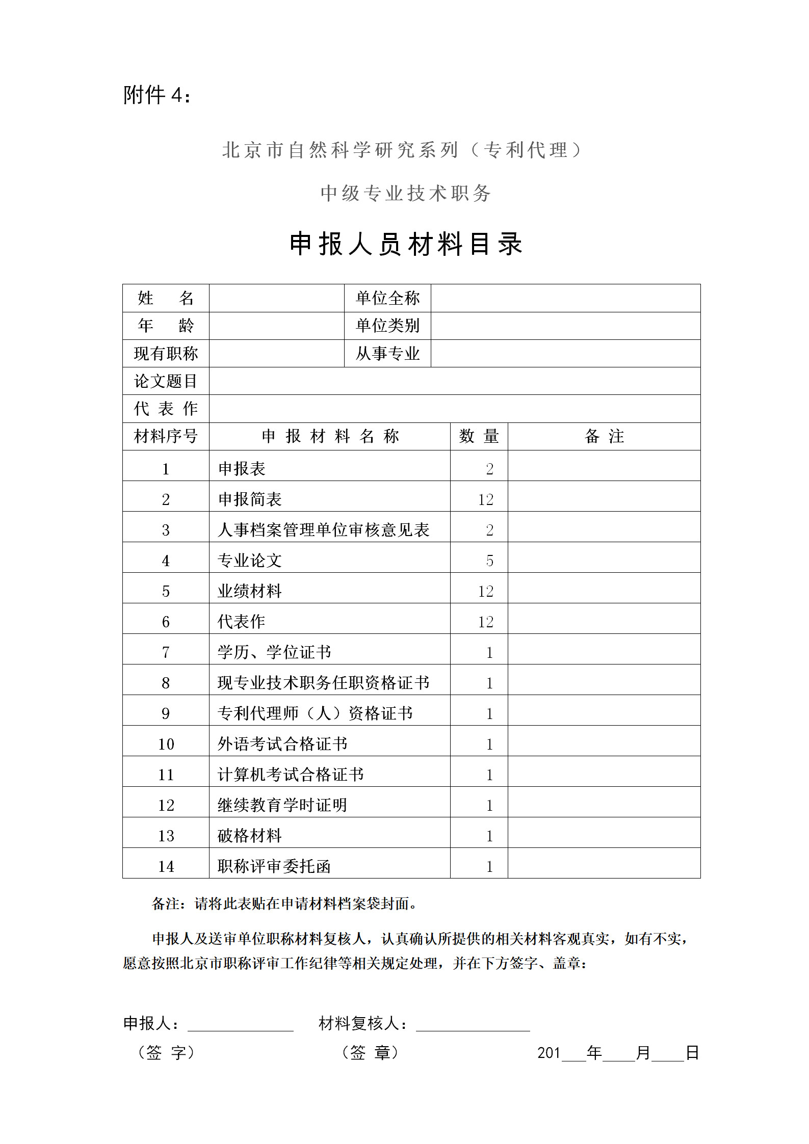 2019年度北京專利代理中級職稱評價工作自10月25日開始！