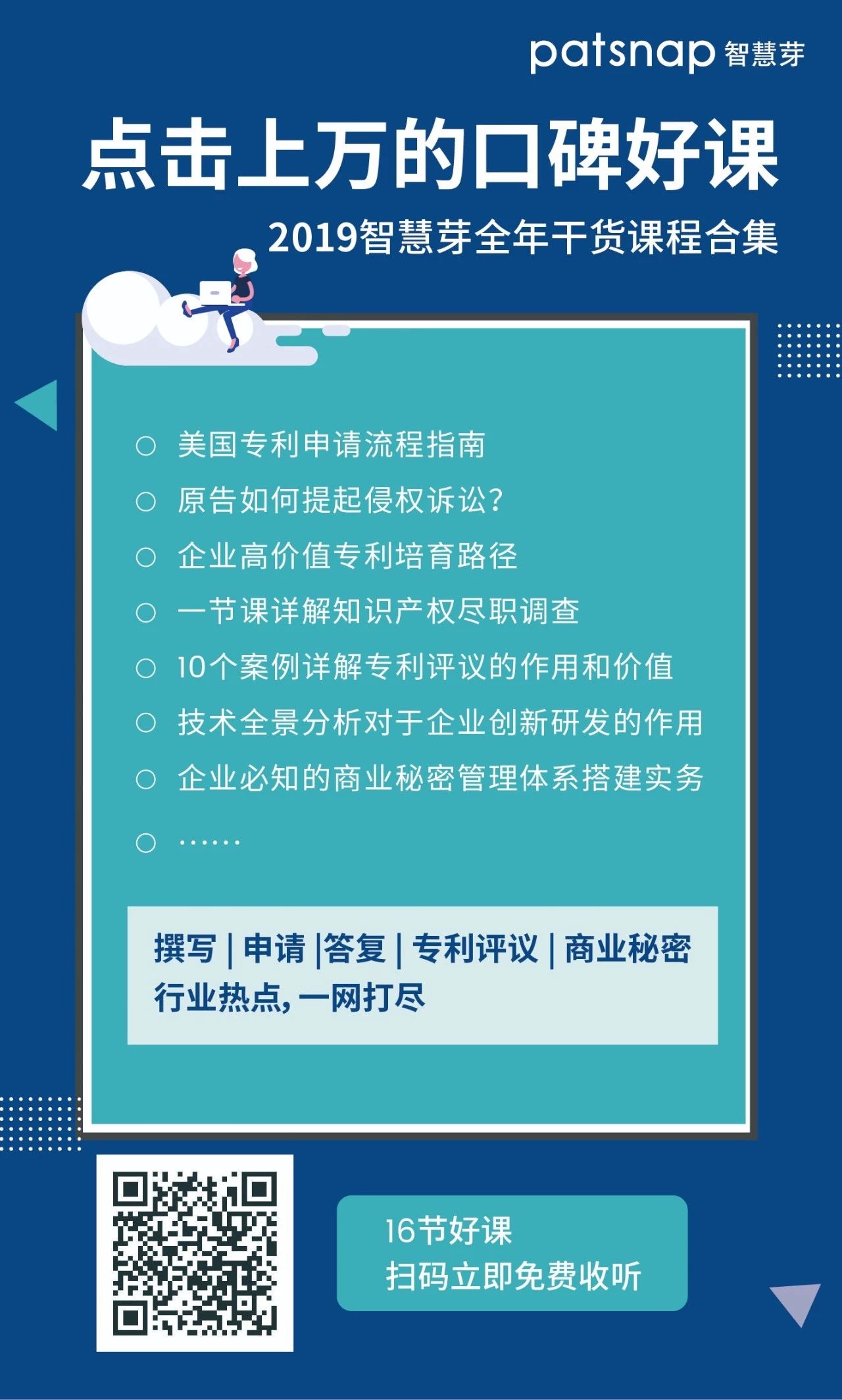 一鍵領(lǐng)取 | 點擊上萬的口碑好課：撰寫、申請、答復(fù)、商業(yè)秘密…...