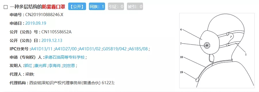 口罩又熱銷！有關(guān)的發(fā)明專利了解一下