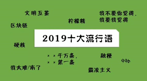 2019十大流行語都申請商標了嗎？