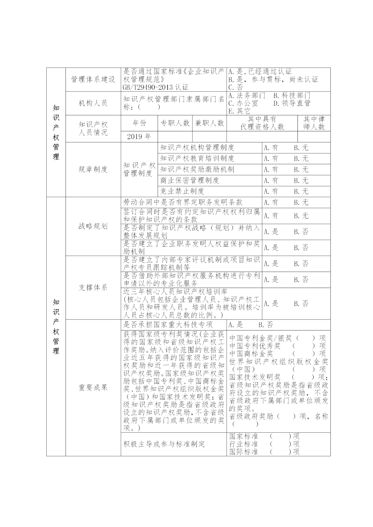 國(guó)家知識(shí)產(chǎn)權(quán)示范企業(yè)和優(yōu)勢(shì)企業(yè)典型案例征集遴選和年度考核工作開始！