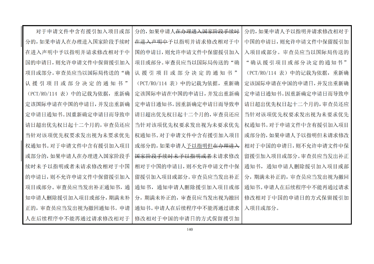 修改對(duì)照表｜《專利審查指南修改草案》（第二批征求意見稿）全文