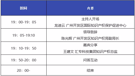 報(bào)名！智能裝備企業(yè)知識(shí)產(chǎn)權(quán)管理分享會(huì)邀您觀看