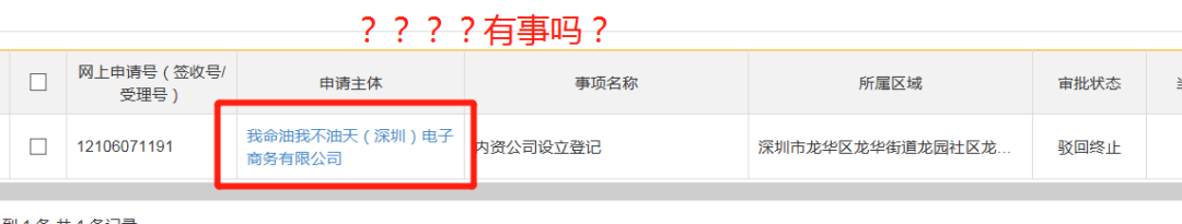 “我命油我不油天”商標(biāo)被搶注！此前擬注冊(cè)為公司名被駁回