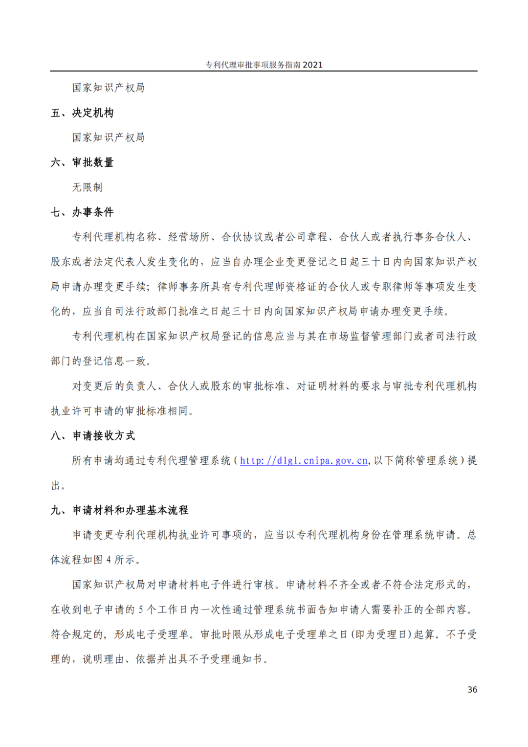 最新！2021年專利代理審批事項(xiàng)服務(wù)指南發(fā)布