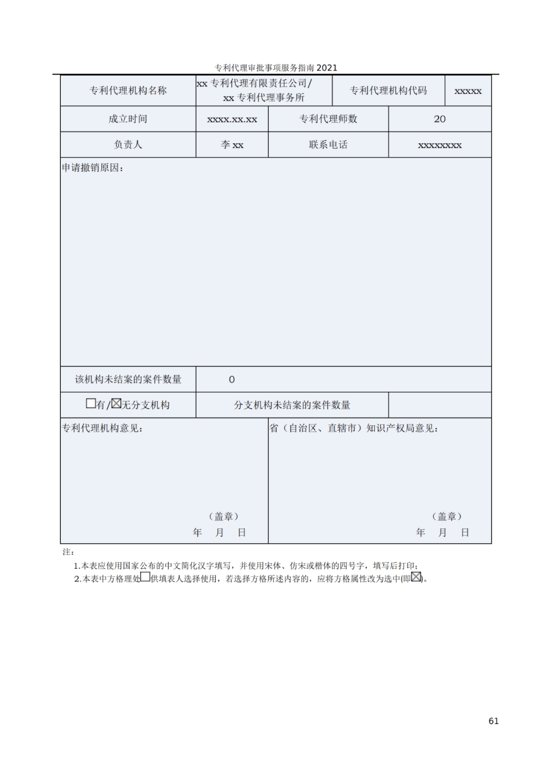 最新！2021年專利代理審批事項(xiàng)服務(wù)指南發(fā)布