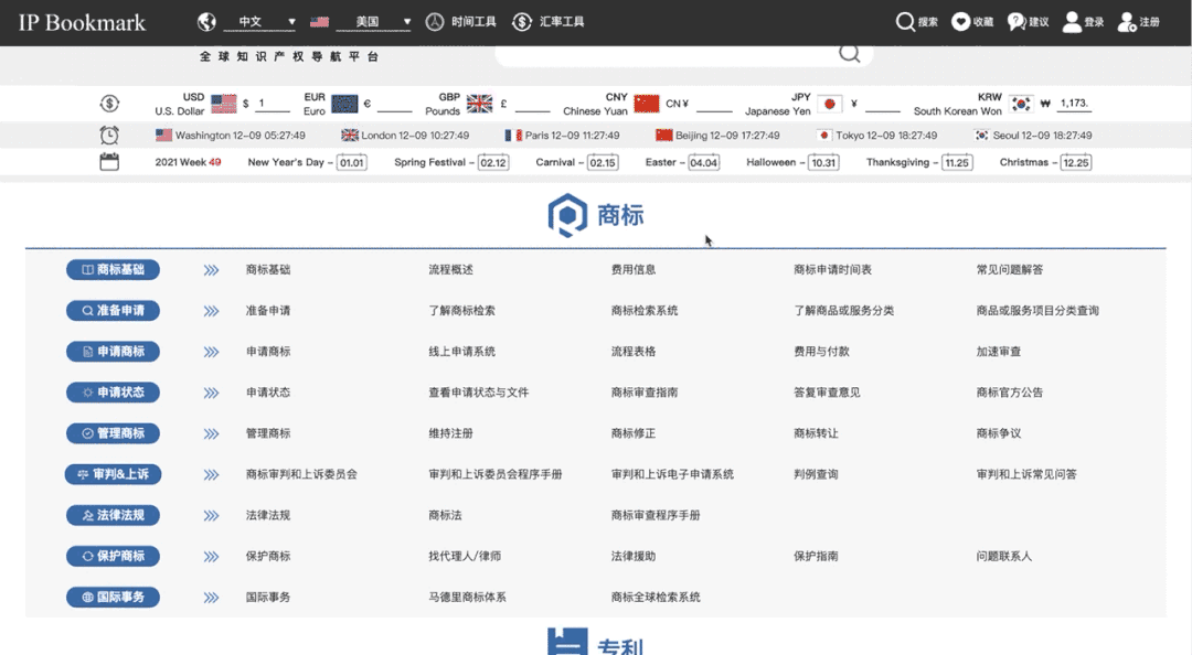 代理人的提效神器，全球知識(shí)產(chǎn)權(quán)導(dǎo)航平臺(tái)IP Bookmark來(lái)襲！