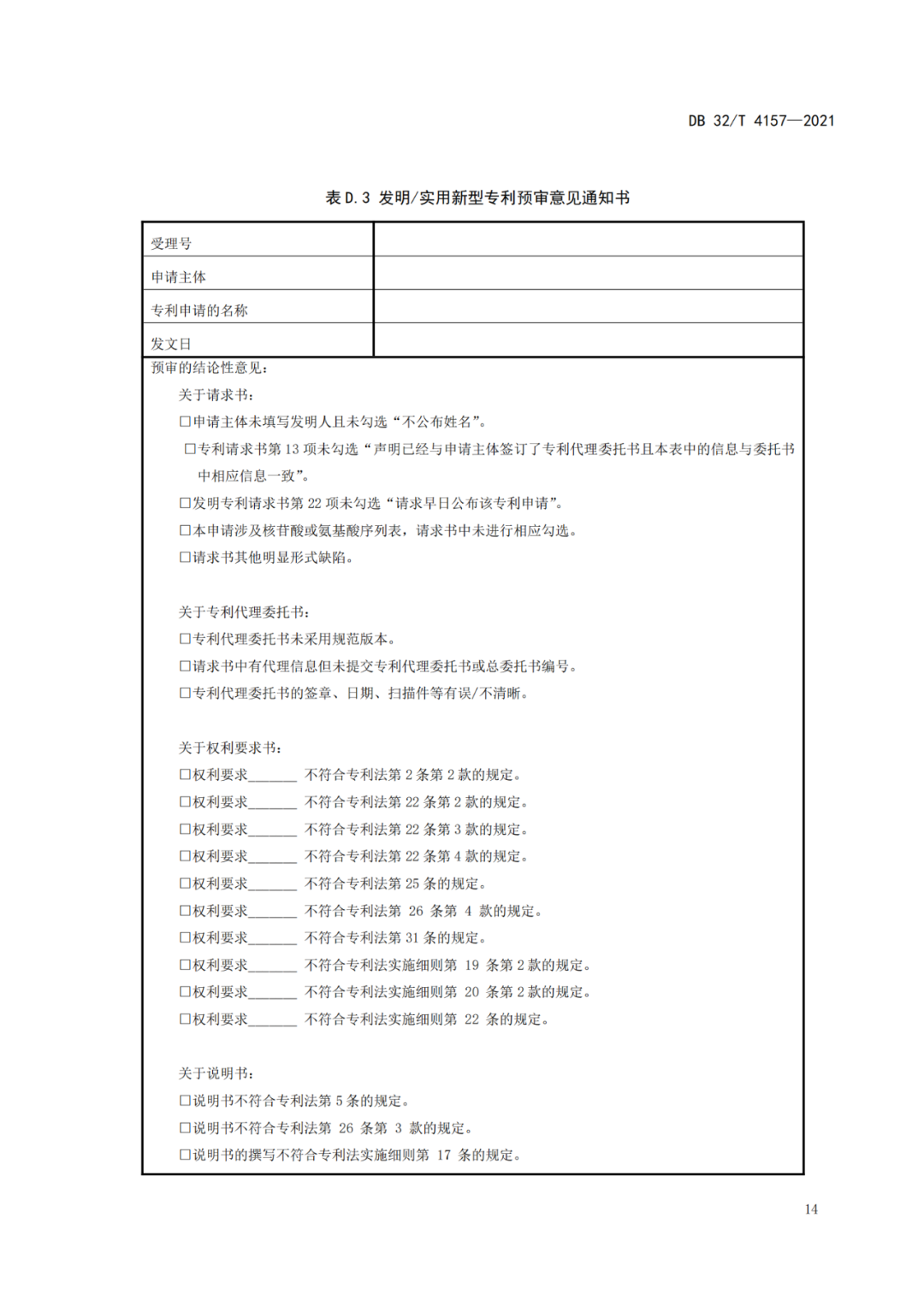 《專利申請(qǐng)預(yù)審規(guī)范》地方標(biāo)準(zhǔn)發(fā)布，將于2022.1.9日起實(shí)施！