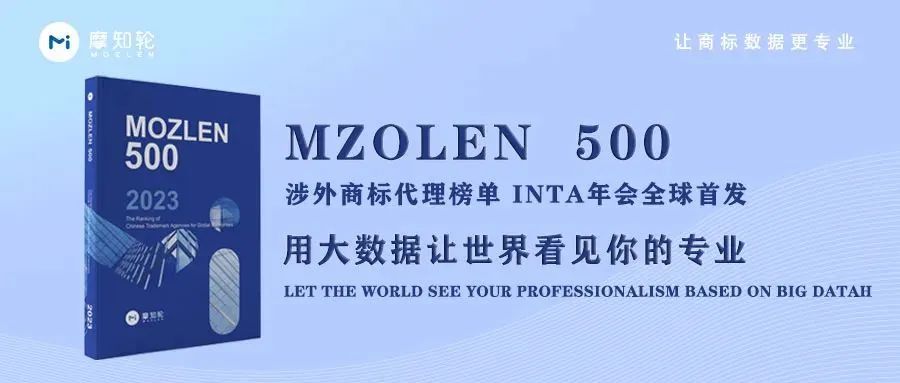 《MOZLEN500》中國(guó)涉外商標(biāo)代理機(jī)構(gòu)全球榜單INTA會(huì)場(chǎng)首發(fā)！