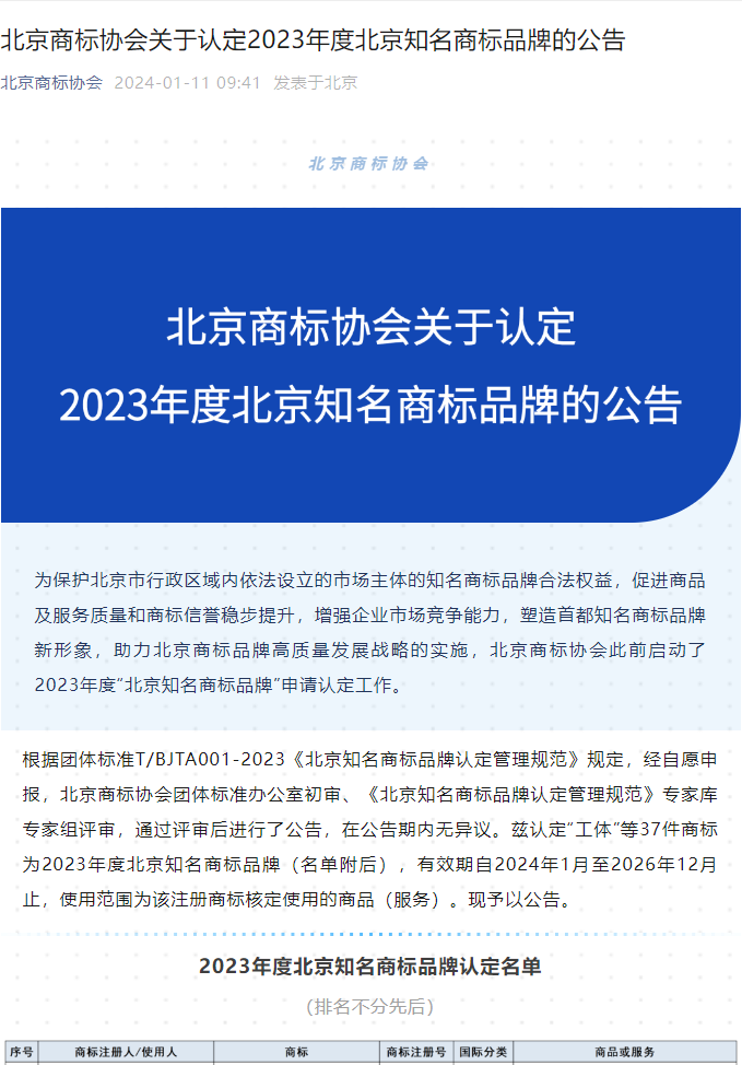 足力健獲北京知名商標品牌認定，實現(xiàn)品牌價值提升