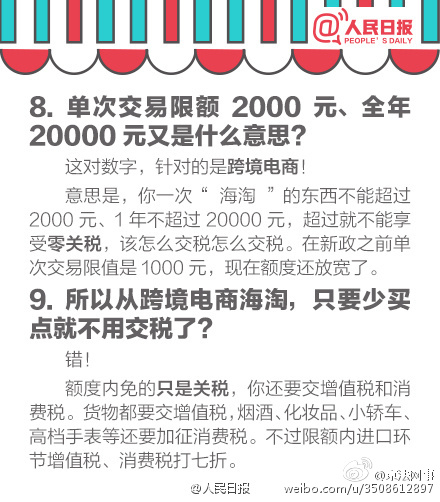 15個問答告訴你“海淘”稅收新政真相