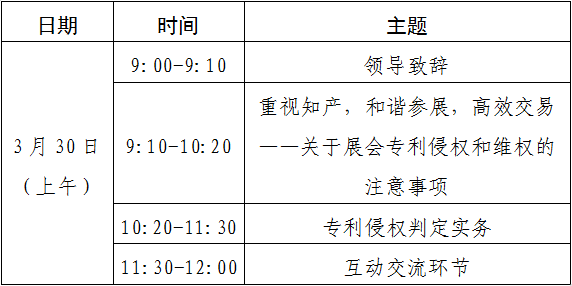 「企業(yè)展會知識產權保護能力提升培訓班」即將開班啦！