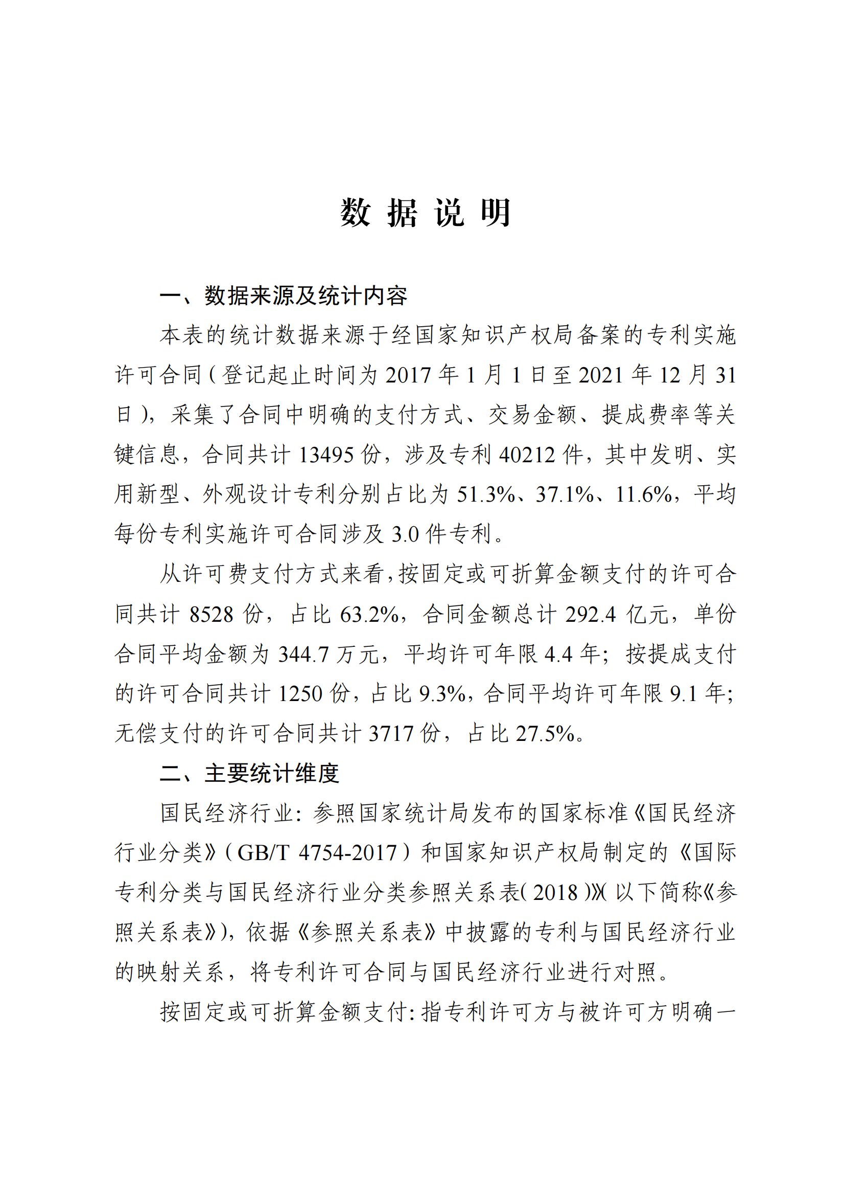 國(guó)知局：2021年度及近五年備案的專利實(shí)施許可合同有關(guān)數(shù)據(jù)公布！